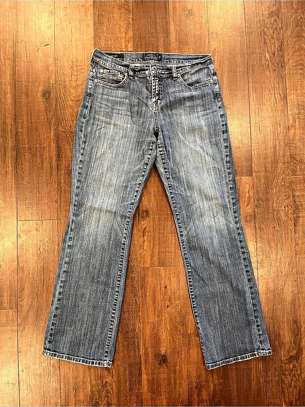Lucky Brand Easy Rider Jeans Womens 8/29 Blue Bootcut Comfort Stretch Y2K
